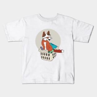 Fox jocks and socks laundry day Kids T-Shirt